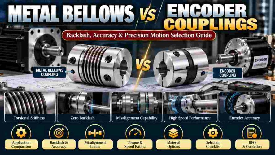 How Do You Choose Between Metal Bellows and Encoder Couplings for Precision Motion?