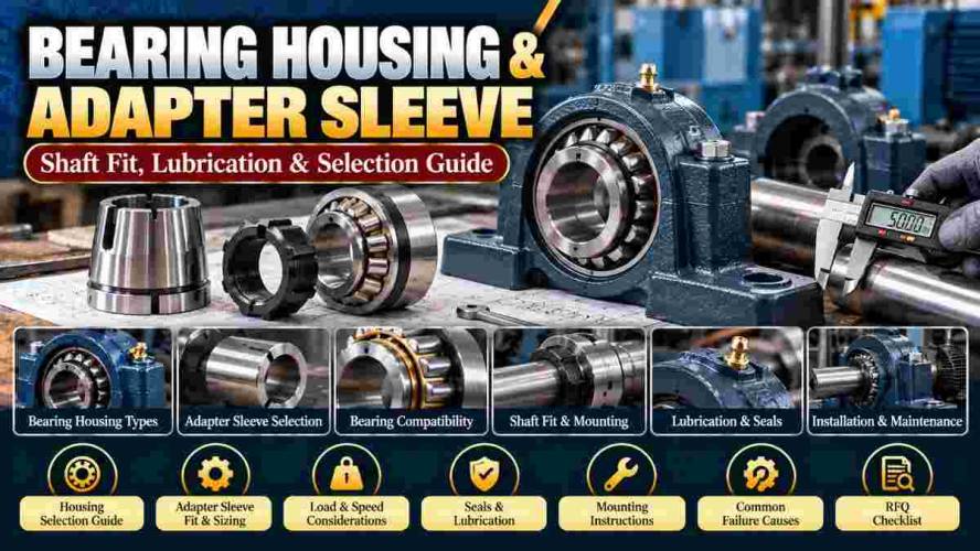 How Do You Select Bearing Housings and Adapter Sleeves for Industrial Shafts?