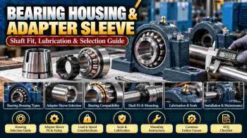 How Do You Select Bearing Housings and Adapter Sleeves for Industrial Shafts?